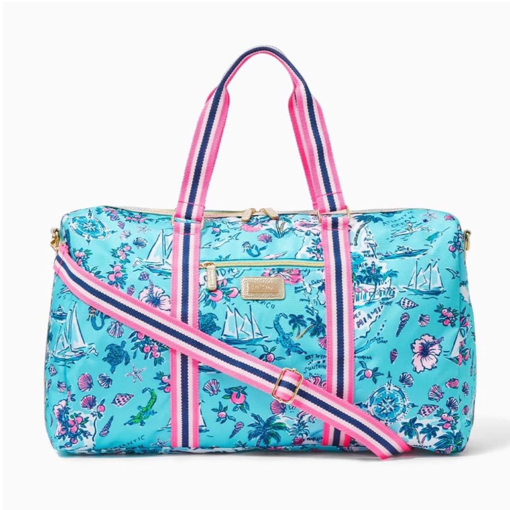 Lilly Pulitzer Florida Road Trip Overnight Bag NWT